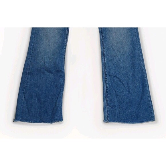 Kut Women's Stella Blue Jeans Raw Hem Wide Leg Size 6 Comfort Everyday Wear - Picture 3 of 16